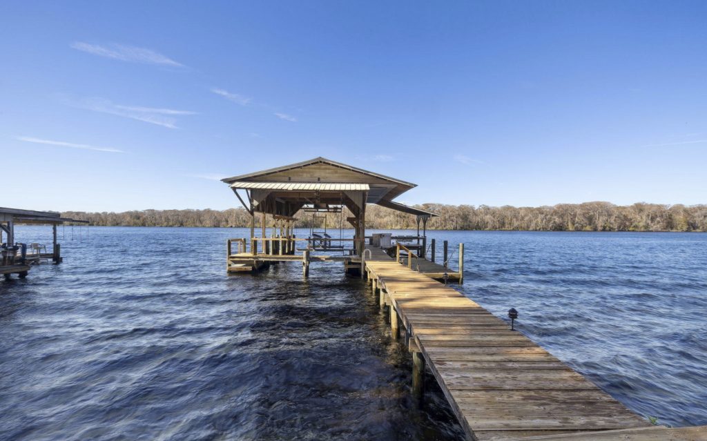 Home in Satsuma, Florida with a private dock.