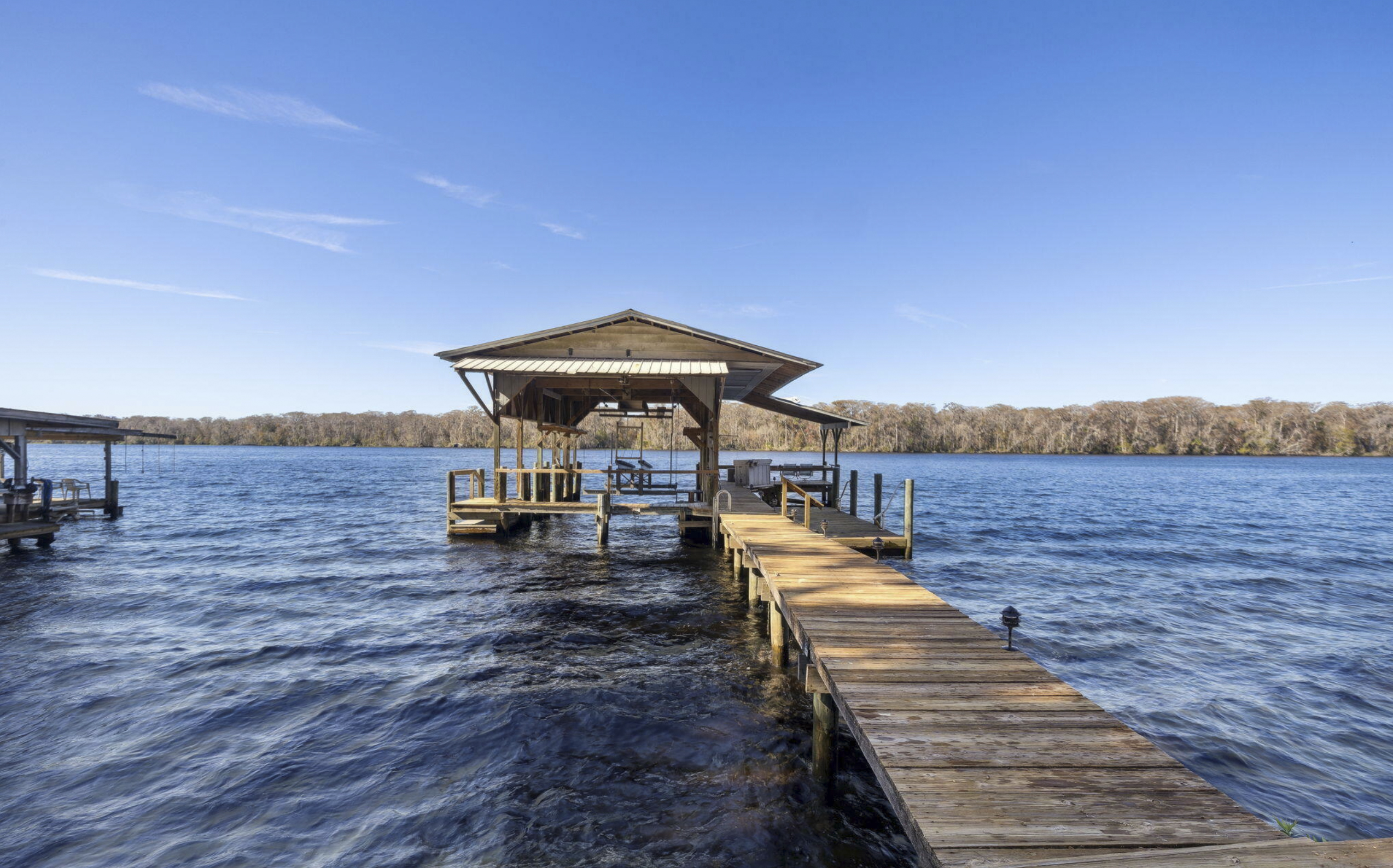 Home in Satsuma, Florida with a private dock.